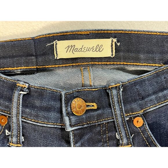 Madewell 9" Hi Rise Skinny Jeans Dark Wash 23 000 EUC Preppy Chic Basic - Picture 4 of 7